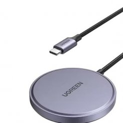 Беспроводное зарядное устройство Ugreen W703 Wireless 15W (55206) Grey