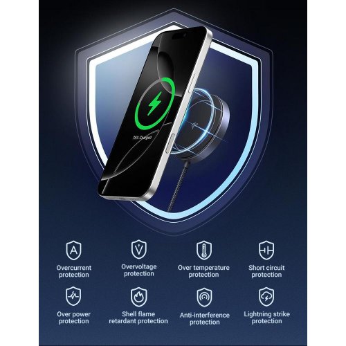 Купить Беспроводное зарядное устройство Ugreen W703 Wireless 15W (55206) Grey - цена в Харькове, Киеве, Днепре, Одессе
в интернет-магазине Telemart фото
