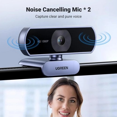 Купить Веб-камера Ugreen CM678 Full HD (15728) Gray - цена в Харькове, Киеве, Днепре, Одессе
в интернет-магазине Telemart фото