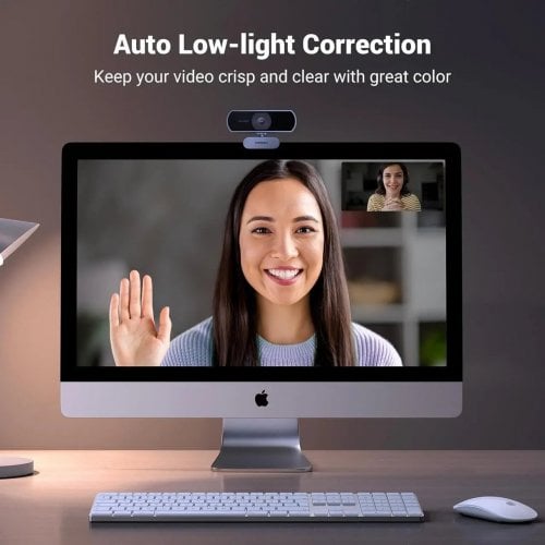 Купить Веб-камера Ugreen CM678 Full HD (15728) Gray - цена в Харькове, Киеве, Днепре, Одессе
в интернет-магазине Telemart фото
