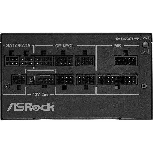 Блок живлення AsRock Phantom Gaming 1000W (PG-1000G) Black купити з перевіркою сумісності: огляд, характеристики, ціна у Києві, Львові, Вінниці, Хмельницькому, Івано-Франківську, Україні | інтернет-магазин TELEMART.UA фото