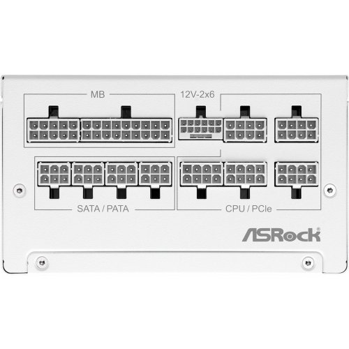Блок живлення AsRock Steel Legend 1000W (SL-1000GW) White купити з перевіркою сумісності: огляд, характеристики, ціна у Києві, Львові, Вінниці, Хмельницькому, Івано-Франківську, Україні | інтернет-магазин TELEMART.UA фото