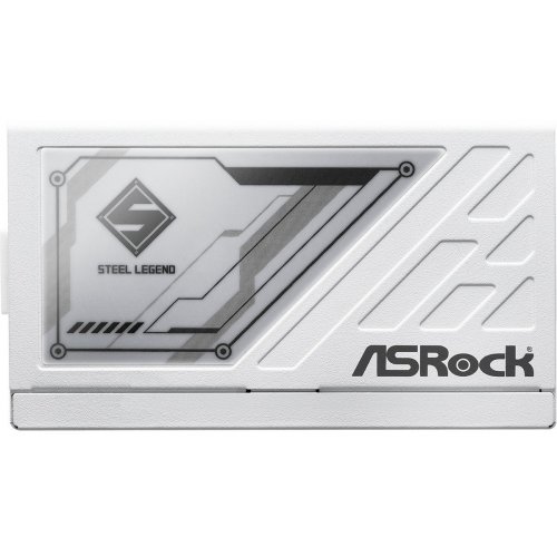 Блок живлення AsRock Steel Legend 1000W (SL-1000GW) White купити з перевіркою сумісності: огляд, характеристики, ціна у Києві, Львові, Вінниці, Хмельницькому, Івано-Франківську, Україні | інтернет-магазин TELEMART.UA фото