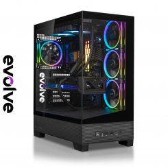 ПК для стриминга EVOLVE PlayCaster ProStreamer Pro (EVPC-PSBi1470KFN507TI-D532S1TBK) Black / Intel Core i7-14700KF (3.4-5.6 ГГц), 20 ядер / RTX 5070 Ti / 32 ГБ (DDR5) / 1024 ГБ (SSD)
