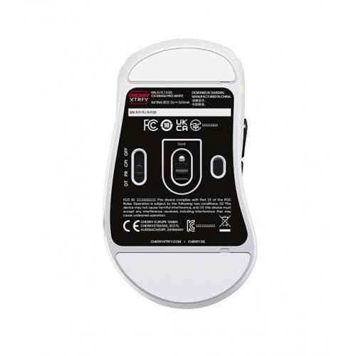 Купити Уцінка миша Cherry Xtrfy M64 Pro 8K Wireless RGB (CX-M64W-PRO-WHITE) White (Сліди використання, 774518) - ціна в Києві, Львові, Вінниці, Хмельницькому, Франківську, Україні | інтернет-магазин TELEMART.UA фото