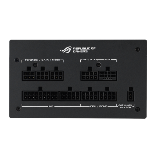 Уцінка блок живлення Asus ROG Strix PCIE5 750W Gold Aura Edition (90YE00P3-B0NA00) (Сліди встановлення, 774558) купити з перевіркою сумісності: огляд, характеристики, ціна у Києві, Львові, Вінниці, Хмельницькому, Івано-Франківську, Україні | інтернет-магазин TELEMART.UA фото