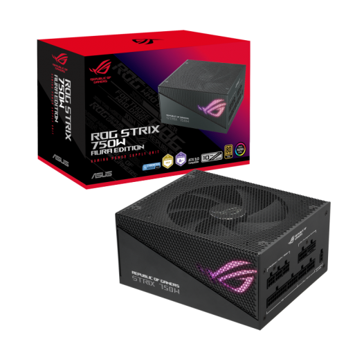 Уцінка блок живлення Asus ROG Strix PCIE5 750W Gold Aura Edition (90YE00P3-B0NA00) (Сліди встановлення, 774558) купити з перевіркою сумісності: огляд, характеристики, ціна у Києві, Львові, Вінниці, Хмельницькому, Івано-Франківську, Україні | інтернет-магазин TELEMART.UA фото