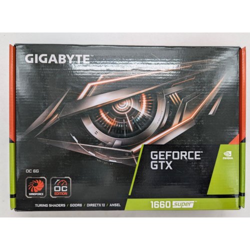Відеокарта Gigabyte GeForce GTX 1660 SUPER OC 6144MB (GV-N166SOC-6GD) (Відновлено продавцем, 774583) купити з перевіркою сумісності: огляд, характеристики, ціна у Києві, Львові, Вінниці, Хмельницькому, Івано-Франківську, Україні | інтернет-магазин TELEMART.UA фото