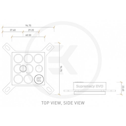 Продати Водоблок EKWB EK-Supremacy EVO Elite Edition-Intel 2011-3 (3831109800324) за Trade-In у інтернет-магазині Телемарт - Київ, Дніпро, Україна фото