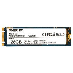 Фото Patriot Scorch 128GB M.2 (2280 PCI-E) NVMe x2 (PS128GPM280SSDR)