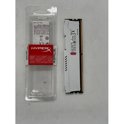 Купить Озу Kingston DDR4 8GB 2666Mhz HyperX FURY White (HX426C16FW2/8) (Восстановлено продавцом, 774881) с проверкой совместимости: обзор, характеристики, цена в Киеве, Днепре, Одессе, Харькове, Украине | интернет-магазин TELEMART.UA фото