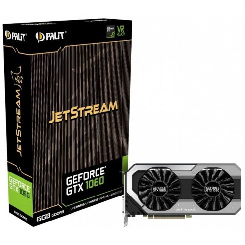Купить Видеокарта Palit GeForce GTX 1060 JetStream 6144MB (NE51060015J9-1060J) (Восстановлено продавцом, 774906) с проверкой совместимости: обзор, характеристики, цена в Киеве, Днепре, Одессе, Харькове, Украине | интернет-магазин TELEMART.UA фото