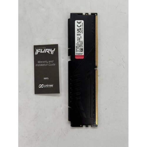 Озп Kingston DDR5 16GB 6000Mhz FURY Beast Black (KF560C30BBE-16) (Відновлено продавцем, 775049) купити з перевіркою сумісності: огляд, характеристики, ціна у Києві, Львові, Вінниці, Хмельницькому, Івано-Франківську, Україні | інтернет-магазин TELEMART.UA фото