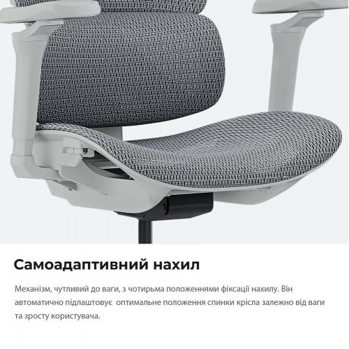 Купити Ігрове крісло Anda Seat X-Air Pro Size XL Mesh (AD-WY-01-GGF-G01) Gray - ціна в Києві, Львові, Вінниці, Хмельницькому, Франківську, Україні | інтернет-магазин TELEMART.UA фото
