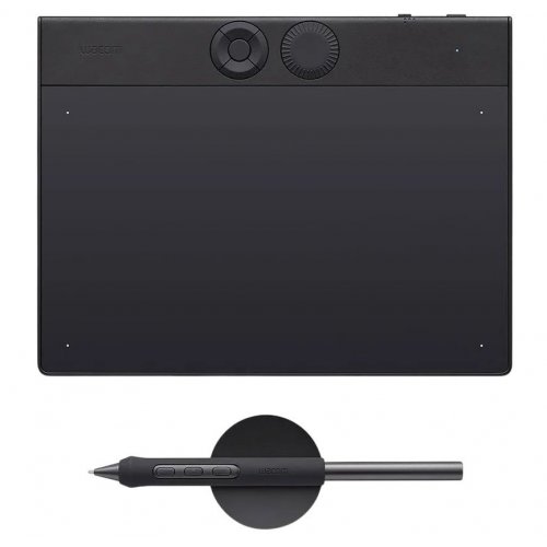 Купити Графічний планшет Wacom Intuos Pro Small (PTK470K0B) Black - ціна в Києві, Львові, Вінниці, Хмельницькому, Франківську, Україні | інтернет-магазин TELEMART.UA фото