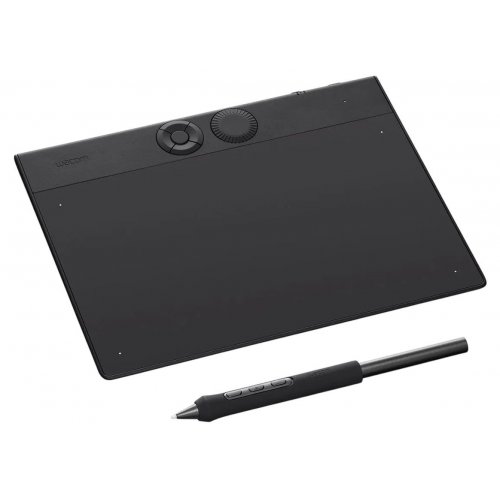 Купить Графический планшет Wacom Intuos Pro Medium (PTK670K0B) Black - цена в Харькове, Киеве, Днепре, Одессе
в интернет-магазине Telemart фото