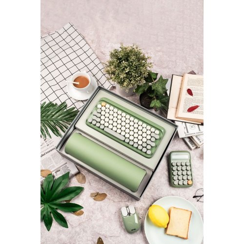 Купити Комплект Lofree EH118 Combo Mid-summer Accompany Collection (LO-6922694811806) Sage Green - ціна в Києві, Львові, Вінниці, Хмельницькому, Франківську, Україні | інтернет-магазин TELEMART.UA фото