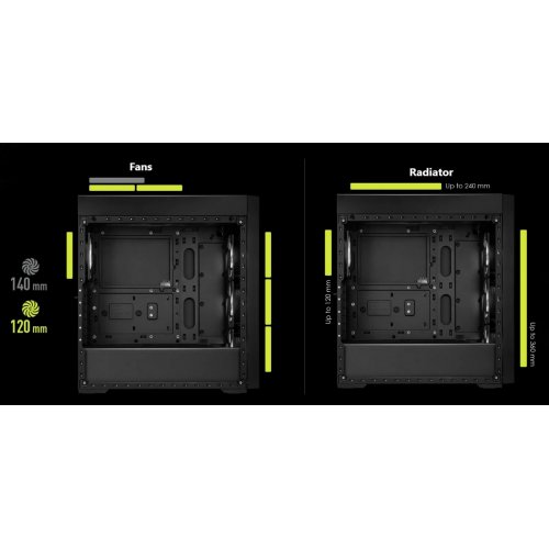 Корпус MSI MAG FORGE 210R AirFlow без БЖ Black купити з перевіркою сумісності: огляд, характеристики, ціна у Києві, Львові, Вінниці, Хмельницькому, Івано-Франківську, Україні | інтернет-магазин TELEMART.UA фото