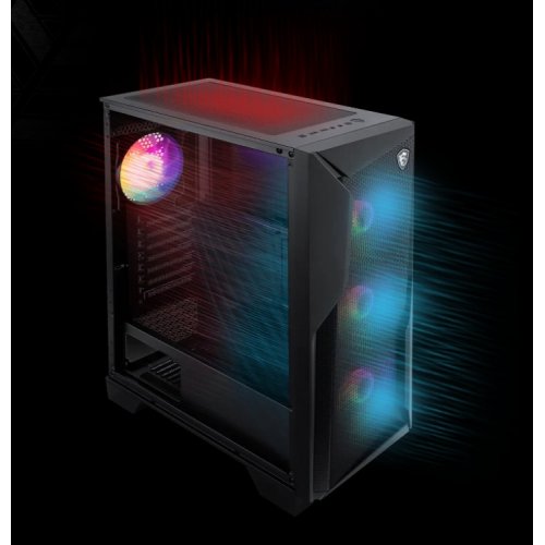 Корпус MSI MAG FORGE 130A AirFlow без БЖ Black купити з перевіркою сумісності: огляд, характеристики, ціна у Києві, Львові, Вінниці, Хмельницькому, Івано-Франківську, Україні | інтернет-магазин TELEMART.UA фото