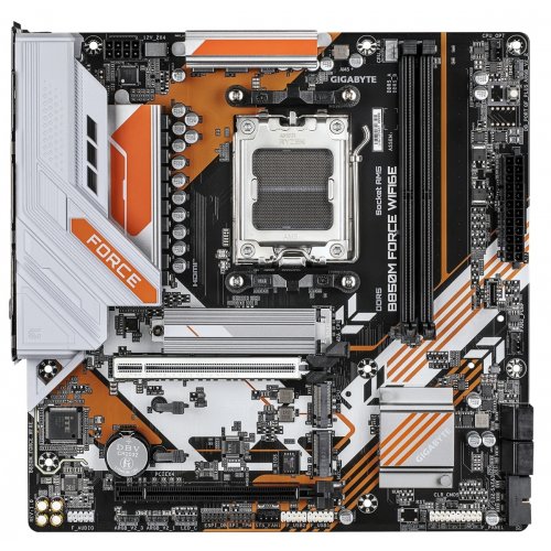 Купить Материнская плата Gigabyte B850M FORCE WIFI6E (sAM5, AMD B850) с проверкой совместимости: обзор, характеристики, цена в Киеве, Днепре, Одессе, Харькове, Украине | интернет-магазин TELEMART.UA фото