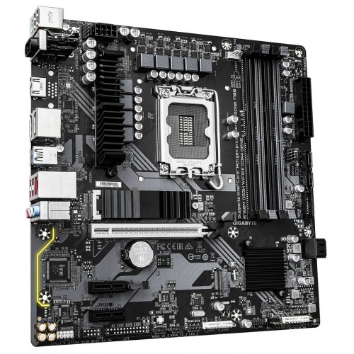 Купить Материнская плата Gigabyte B760M DS3H WIFI6E DDR4 GEN5 (s1700, Intel B760) с проверкой совместимости: обзор, характеристики, цена в Киеве, Днепре, Одессе, Харькове, Украине | интернет-магазин TELEMART.UA фото