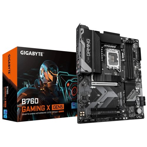 Купить Материнская плата Gigabyte B760 GAMING X GEN5 (s1700, Intel B760) с проверкой совместимости: обзор, характеристики, цена в Киеве, Днепре, Одессе, Харькове, Украине | интернет-магазин TELEMART.UA фото