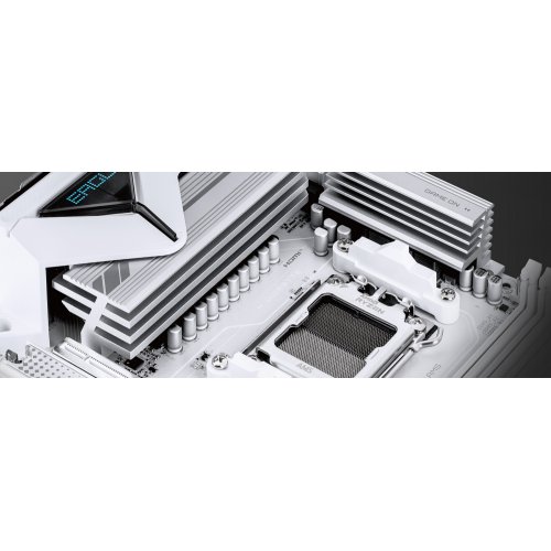 Купить Материнская плата Gigabyte B850 EAGLE ICE (sAM5, AMD B850) с проверкой совместимости: обзор, характеристики, цена в Киеве, Днепре, Одессе, Харькове, Украине | интернет-магазин TELEMART.UA фото