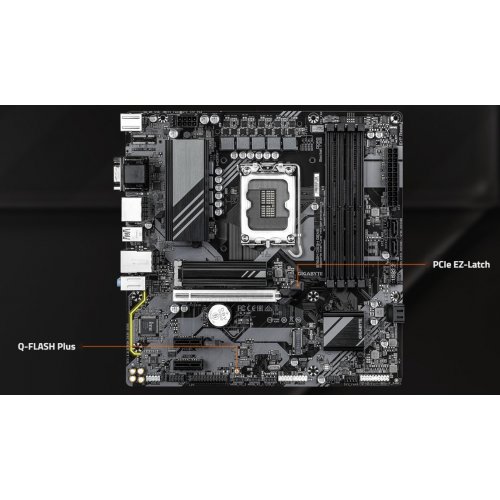 Материнська плата Gigabyte B760M DS3H GEN5 (s1700, Intel B760) купити з перевіркою сумісності: огляд, характеристики, ціна у Києві, Львові, Вінниці, Хмельницькому, Івано-Франківську, Україні | інтернет-магазин TELEMART.UA фото