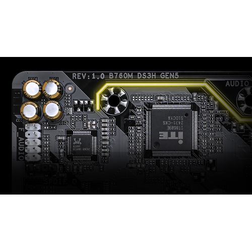 Материнська плата Gigabyte B760M DS3H GEN5 (s1700, Intel B760) купити з перевіркою сумісності: огляд, характеристики, ціна у Києві, Львові, Вінниці, Хмельницькому, Івано-Франківську, Україні | інтернет-магазин TELEMART.UA фото