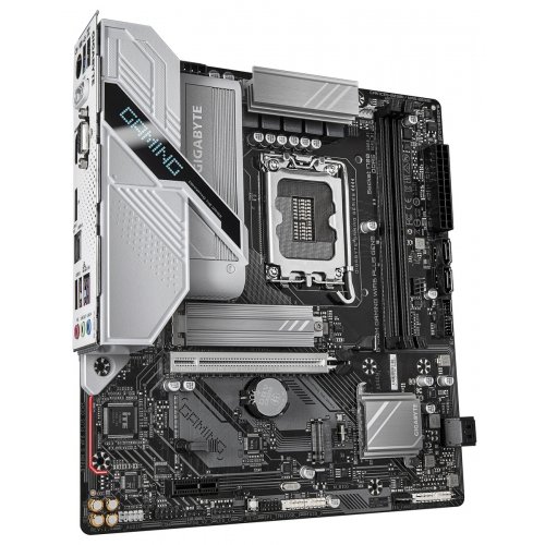 Купить Материнская плата Gigabyte B760M GAMING WIFI6 PLUS GEN5 (s1700, Intel B760) с проверкой совместимости: обзор, характеристики, цена в Киеве, Днепре, Одессе, Харькове, Украине | интернет-магазин TELEMART.UA фото