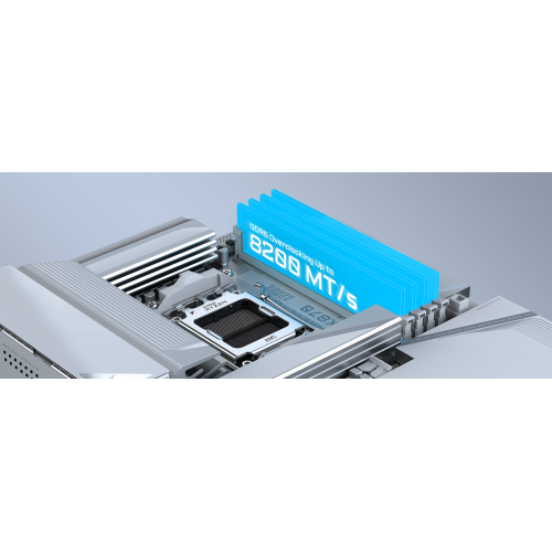 Купить Материнская плата Gigabyte X870 AORUS STEALTH ICE (sAM5, AMD X870) с проверкой совместимости: обзор, характеристики, цена в Киеве, Днепре, Одессе, Харькове, Украине | интернет-магазин TELEMART.UA фото