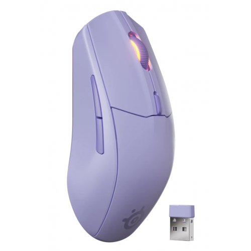 Купити Миша SteelSeries Rival 3 Gen 2 Wireless RGB (62525) Lavender - ціна в Києві, Львові, Вінниці, Хмельницькому, Франківську, Україні | інтернет-магазин TELEMART.UA фото
