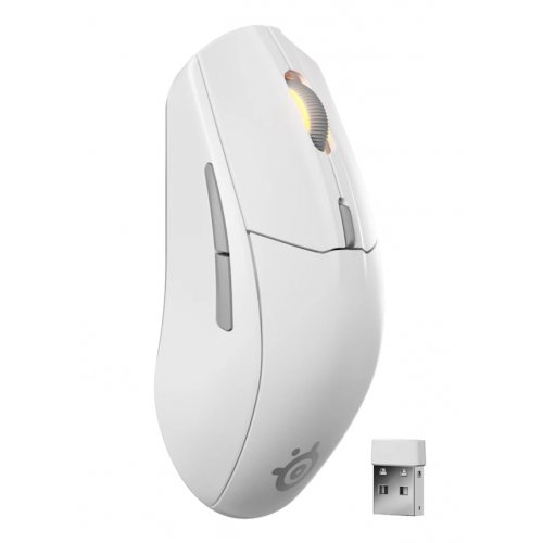 Купить Мышка SteelSeries Rival 3 Gen 2 Wireless RGB (62524) White - цена в Харькове, Киеве, Днепре, Одессе
в интернет-магазине Telemart фото