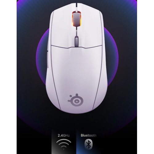 Купить Мышка SteelSeries Rival 3 Gen 2 Wireless RGB (62524) White - цена в Харькове, Киеве, Днепре, Одессе
в интернет-магазине Telemart фото