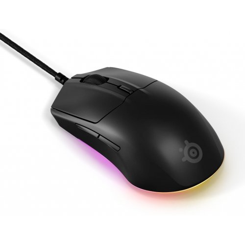 Купить Мышка SteelSeries Rival 3 Gen 2 RGB (62515) Black - цена в Харькове, Киеве, Днепре, Одессе
в интернет-магазине Telemart фото
