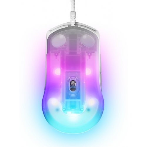 Купити Миша SteelSeries Rival 3 Gen 2 RGB (62516) White - ціна в Києві, Львові, Вінниці, Хмельницькому, Франківську, Україні | інтернет-магазин TELEMART.UA фото