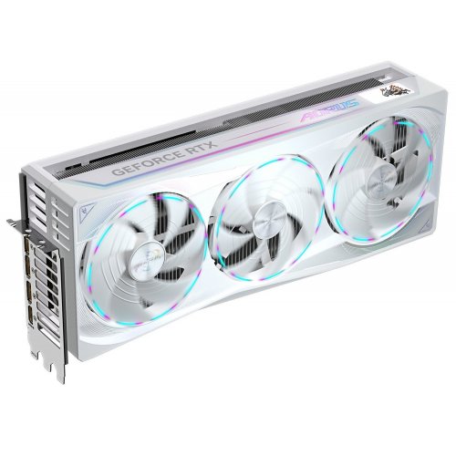 Купить Видеокарта Gigabyte GeForce RTX 5090 AORUS STEALTH ICE 32768MB (GV-N5090AORUSST ICE-32GD) с проверкой совместимости: обзор, характеристики, цена в Киеве, Днепре, Одессе, Харькове, Украине | интернет-магазин TELEMART.UA фото
