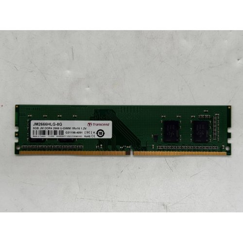 Купить Озу Transcend DDR4 8GB 2666Mhz JetRam (JM2666HLG-8G) (Восстановлено продавцом, 775315) с проверкой совместимости: обзор, характеристики, цена в Киеве, Днепре, Одессе, Харькове, Украине | интернет-магазин TELEMART.UA фото