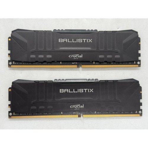 Купить Озу Crucial DDR4 32GB (2x16GB) 3200Mhz Ballistix Black (BL2K16G32C16U4B) (Восстановлено продавцом, 775319) с проверкой совместимости: обзор, характеристики, цена в Киеве, Днепре, Одессе, Харькове, Украине | интернет-магазин TELEMART.UA фото