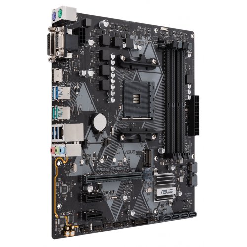 Материнська плата Asus PRIME B450M-A (sAM4, AMD B450) Factory Recertified купити з перевіркою сумісності: огляд, характеристики, ціна у Києві, Львові, Вінниці, Хмельницькому, Івано-Франківську, Україні | інтернет-магазин TELEMART.UA фото