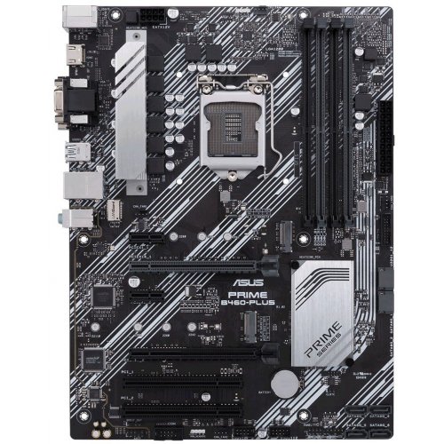 Купить Материнская плата Asus PRIME B460-PLUS (s1200, Intel B460) Factory Recertified с проверкой совместимости: обзор, характеристики, цена в Киеве, Днепре, Одессе, Харькове, Украине | интернет-магазин TELEMART.UA фото