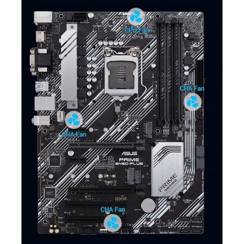 Купить Материнская плата Asus PRIME B460-PLUS (s1200, Intel B460) Factory Recertified с проверкой совместимости: обзор, характеристики, цена в Киеве, Днепре, Одессе, Харькове, Украине | интернет-магазин TELEMART.UA фото