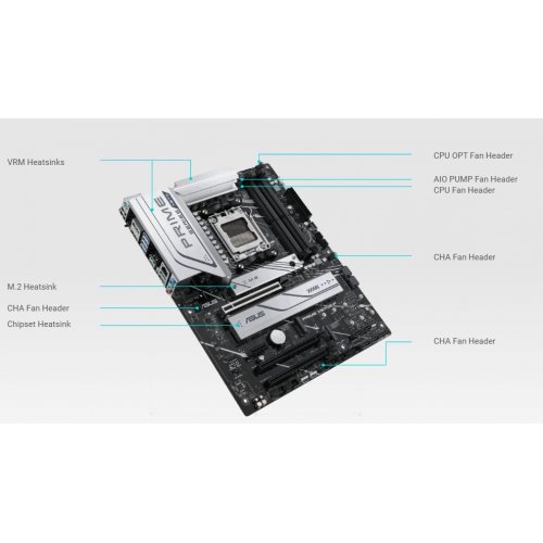 Купить Материнская плата Asus PRIME X670-P (sAM5, X670) Factory Recertified с проверкой совместимости: обзор, характеристики, цена в Киеве, Днепре, Одессе, Харькове, Украине | интернет-магазин TELEMART.UA фото