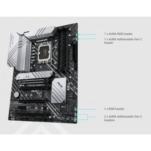 Купить Материнская плата Asus PRIME Z690-P (s1700, Intel Z690) Factory Recertified с проверкой совместимости: обзор, характеристики, цена в Киеве, Днепре, Одессе, Харькове, Украине | интернет-магазин TELEMART.UA фото