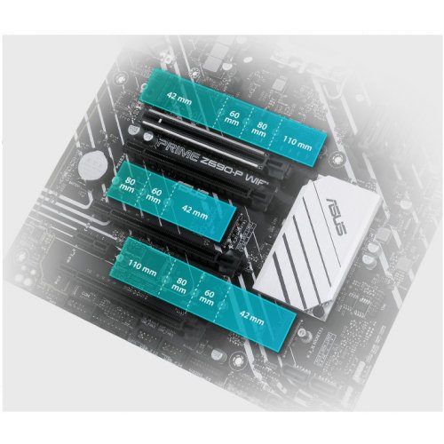 Купить Материнская плата Asus PRIME Z690-P WIFI (s1700, Intel Z690) Factory Recertified с проверкой совместимости: обзор, характеристики, цена в Киеве, Днепре, Одессе, Харькове, Украине | интернет-магазин TELEMART.UA фото