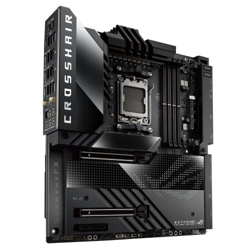 Материнська плата Asus ROG CROSSHAIR X670E EXTREME (sAM5, X670E) Factory Recertified купити з перевіркою сумісності: огляд, характеристики, ціна у Києві, Львові, Вінниці, Хмельницькому, Івано-Франківську, Україні | інтернет-магазин TELEMART.UA фото