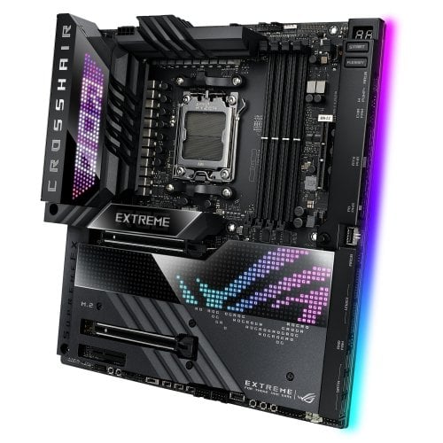 Материнська плата Asus ROG CROSSHAIR X670E EXTREME (sAM5, X670E) Factory Recertified купити з перевіркою сумісності: огляд, характеристики, ціна у Києві, Львові, Вінниці, Хмельницькому, Івано-Франківську, Україні | інтернет-магазин TELEMART.UA фото