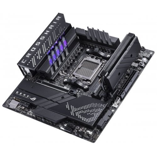 Материнська плата Asus ROG CROSSHAIR X670E GENE (sAM5, X670E) Factory Recertified купити з перевіркою сумісності: огляд, характеристики, ціна у Києві, Львові, Вінниці, Хмельницькому, Івано-Франківську, Україні | інтернет-магазин TELEMART.UA фото