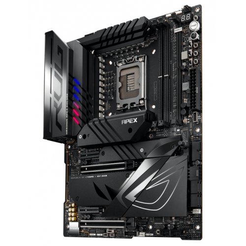 Материнська плата Asus ROG MAXIMUS Z790 APEX ENCORE (s1700, Intel Z790) Factory Recertified купити з перевіркою сумісності: огляд, характеристики, ціна у Києві, Львові, Вінниці, Хмельницькому, Івано-Франківську, Україні | інтернет-магазин TELEMART.UA фото
