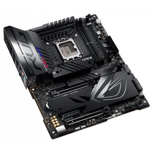 Материнська плата Asus ROG MAXIMUS Z790 APEX ENCORE (s1700, Intel Z790) Factory Recertified купити з перевіркою сумісності: огляд, характеристики, ціна у Києві, Львові, Вінниці, Хмельницькому, Івано-Франківську, Україні | інтернет-магазин TELEMART.UA фото